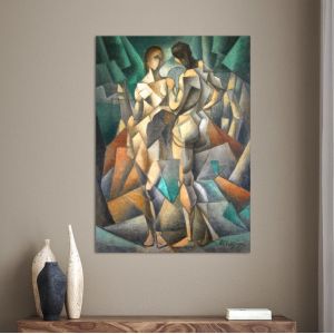 Canvas print Deux Nus, Metzinger J.