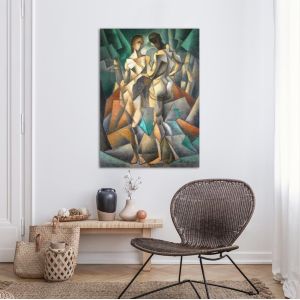 Canvas print Deux Nus, Metzinger J. 2
