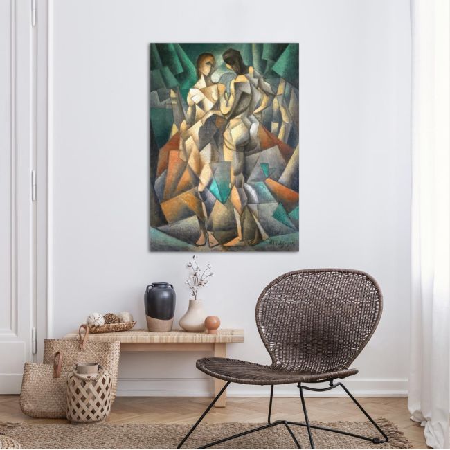 Canvas print Deux Nus, Metzinger J.