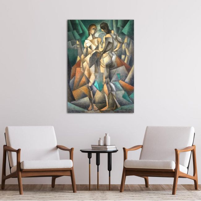 Canvas print Deux Nus, Metzinger J.