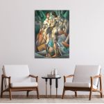 Canvas print Deux Nus, Metzinger J.