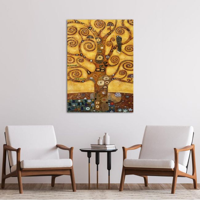 Canvas print Tree of life, close up, Klimt G