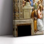 Πίνακας σε καμβά The school of Athens, Raphael, τρίπτυχος