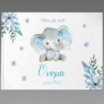 Βιβλίο Ευχών Elefantaki Cute Mple me Louloudia