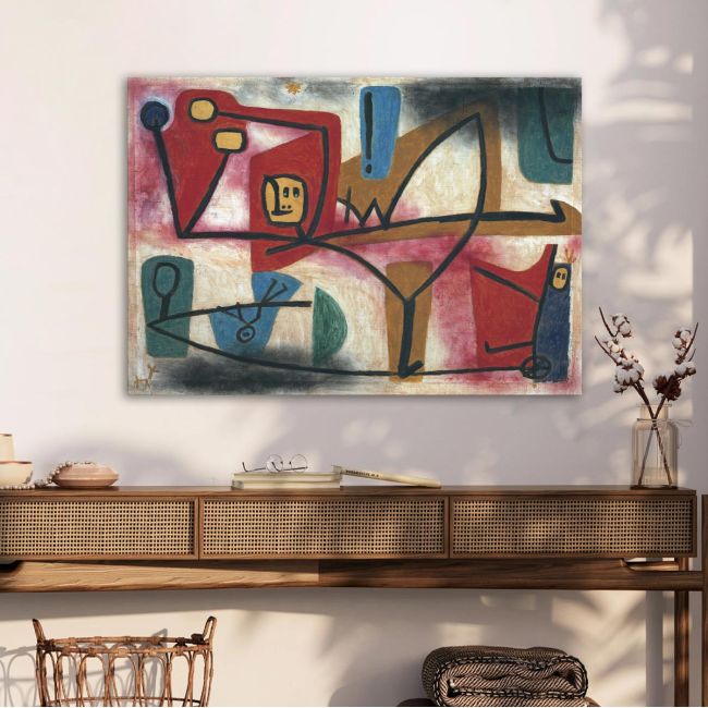 Canvas print Exuberance , Klee Paul