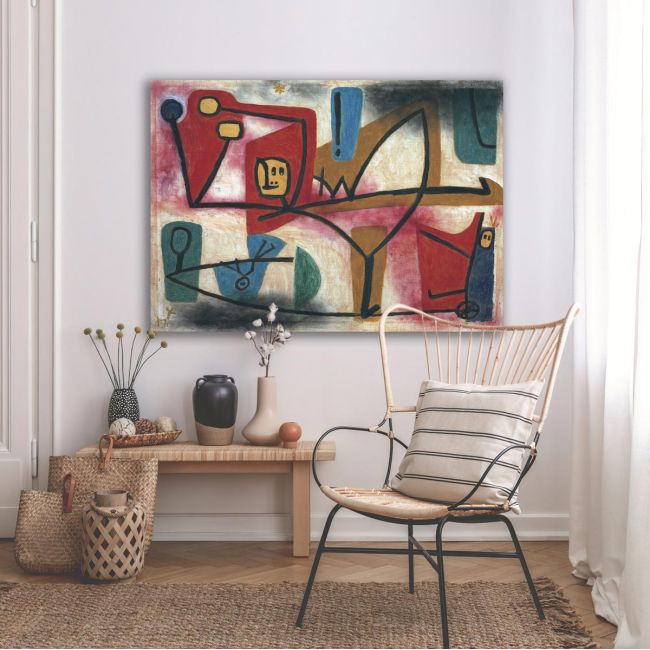 Canvas print Exuberance , Klee Paul