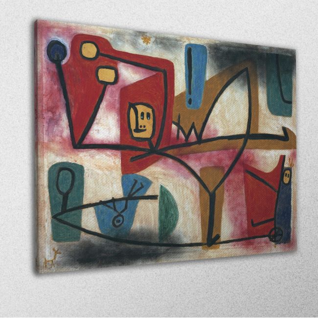 Πίνακας ζωγραφικής Exuberance , Klee Paul
