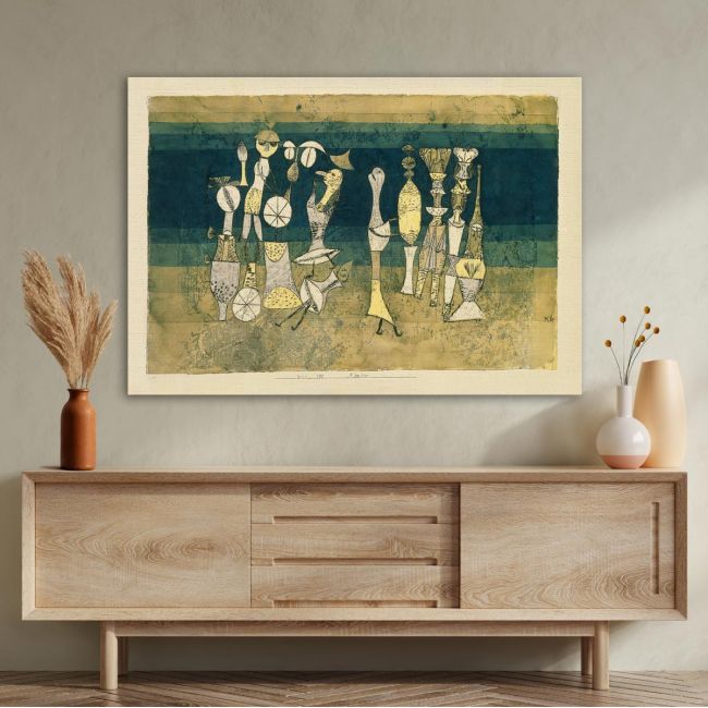 Canvas print Comedy 1921, Klee Paul