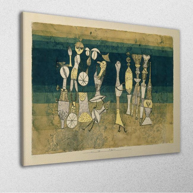 Canvas print Comedy 1921, Klee Paul