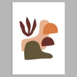 Natura modern abstract IX, Poster