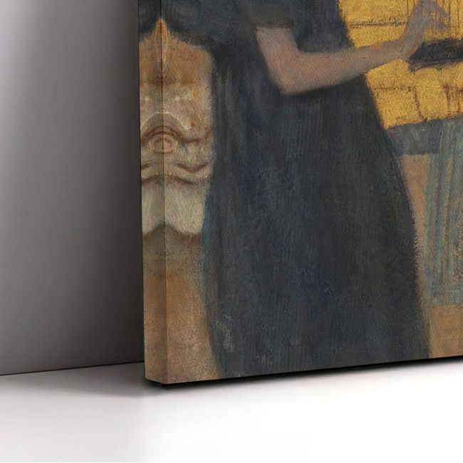 Canvas print Music (detail), Klimt G.