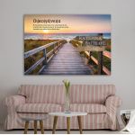 Canvas printfamile names sign, path
