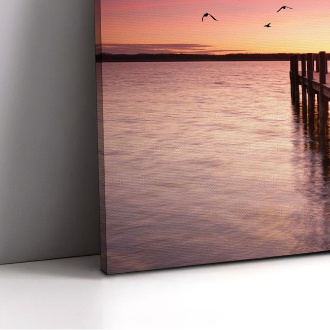 Canvas printfamile names sign, dock v