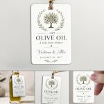 Cardboard Labels, personalized vertical