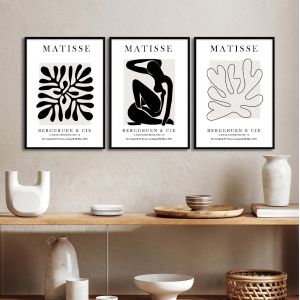 Exhibition Poster Gray Black Matisse