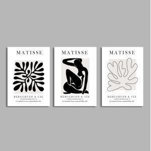 Πόστερ, Αφίσα Έκθεσης Gray Black Matisse 2