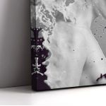 Canvas print Milk and coffee