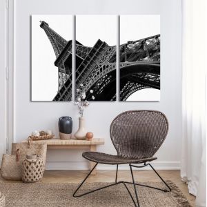 Canvas print Eiffel tower,3 panels 2