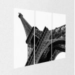Canvas print Eiffel tower,3 panels