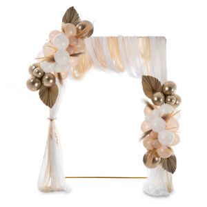 Μεταλλική Αψίδα μεγάλη Τετράγωνη Χρυσή, 200 cm 2
