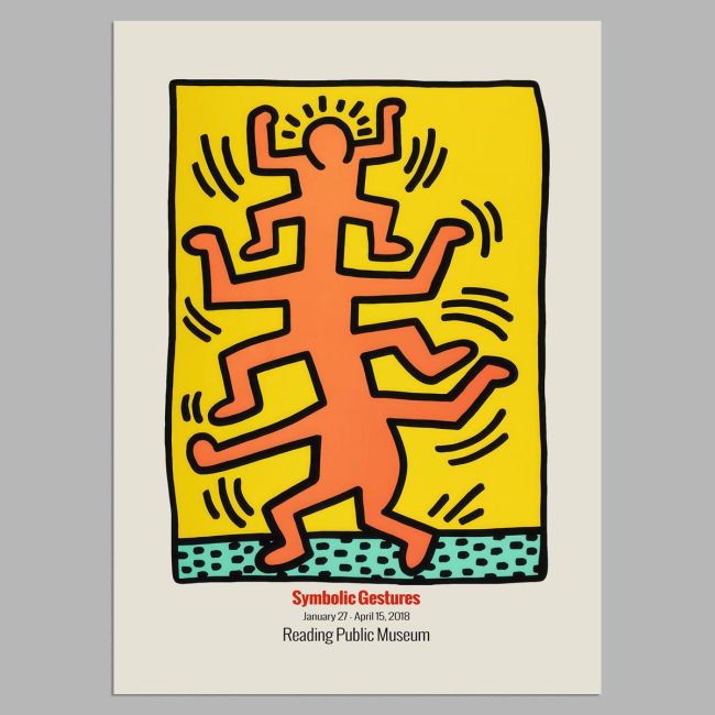 Exhibition Poster, Growing Keith Haring