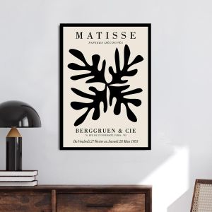 Αφίσα Έκθεσης Matisse, Papier Découpés I Paris 1953, αφίσα, κάδρο