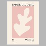 Αφίσα Έκθεσης Matisse, Papier Découpés, Paris 1955 a, αφίσα, κάδρο