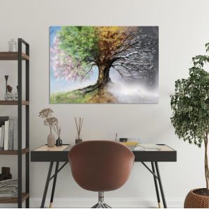 Canvas print Four season tree