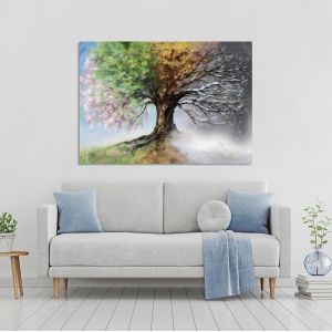 Canvas print Four season tree 2