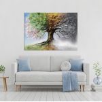 Canvas print Four season tree
