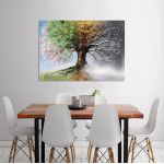 Πίνακας σε καμβά Δέντρο εποχές, Four season tree
