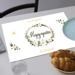 Σουπλά μιας χρήσης Μαργαρίτες Χαρτί 120 γρ, εφαρμογή στον χώρο
