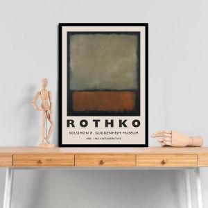Αφίσα Έκθεσης Rothko, a retrospective I, αφίσα, κάδρο