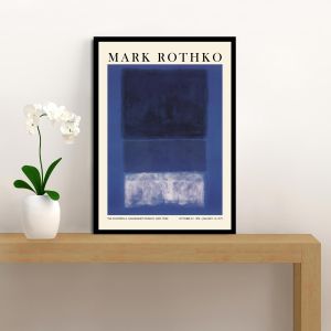Αφίσα Έκθεσης Rothko, Guggenheim museum, αφίσα, κάδρο