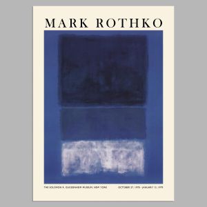 Αφίσα Έκθεσης Rothko, Guggenheim museum, αφίσα, κάδρο 2