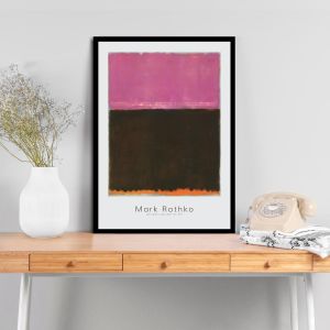 Αφίσα Έκθεσης Rothko, National gallery of art, αφίσα, κάδρο