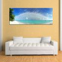 Canvas print Tropical paradise, panoramic