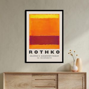 Αφίσα Έκθεσης Rothko, a retrospective II, αφίσα, κάδρο