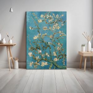 Πίνακας ζωγραφικής Blossoming almond tree, κάθετο, Vincent van Gogh