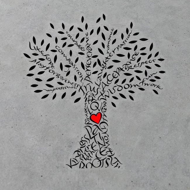 Wall stickers Feelings tree