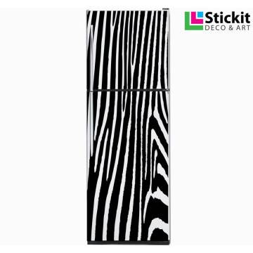 Fridge sticker, Zebra pattern
