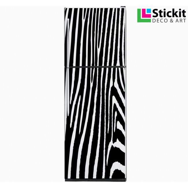 Fridge sticker, Zebra pattern