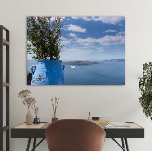 Canvas print Santorini View from Fira