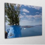 Πίνακας σε καμβά Santorini View from Fira