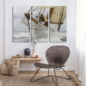 Canvas print Breaking the waves,3 panels 2