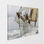 Canvas print Breaking the waves,3 panels