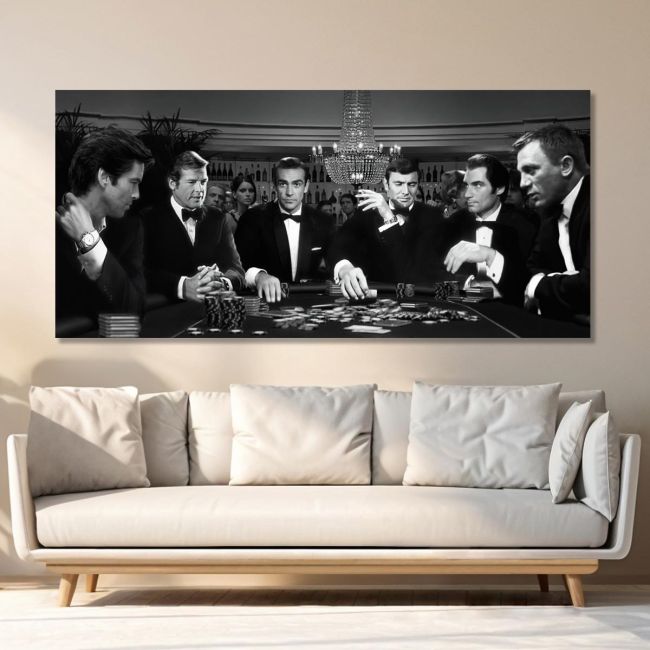 Canvas print Full 007 House, panoramic