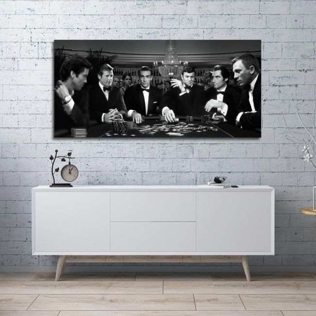 Canvas print Full 007 House, panoramic