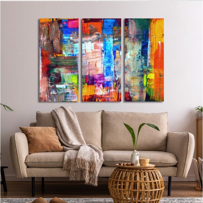 Canvas print Abstract patterns VI,3 panels