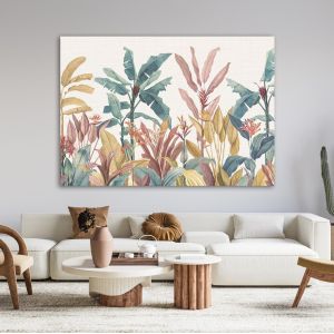 Πίνακας σε καμβά Vintage tropical scene